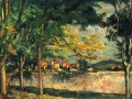 Paisaje de la carretera Paul Cézanne